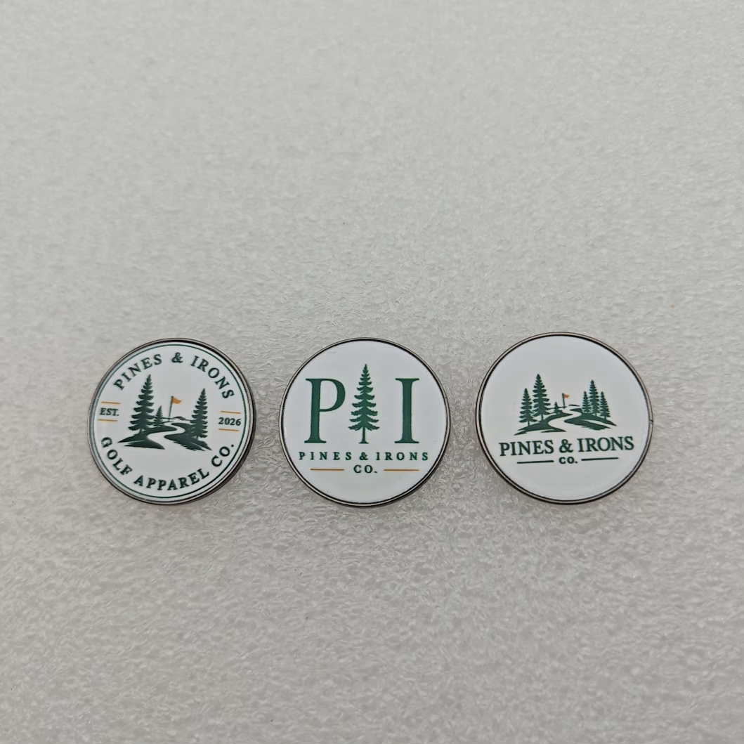Pines&Irons official ball markers- 3PACK